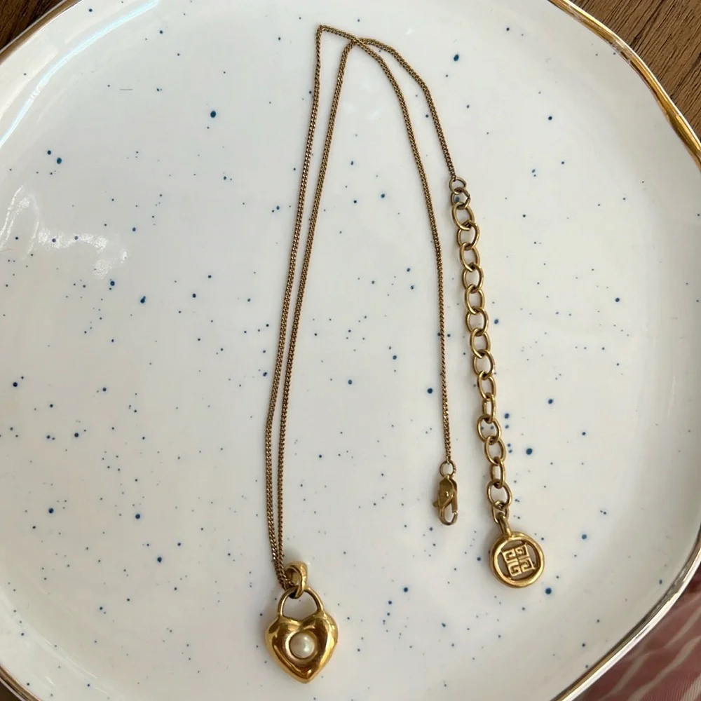 Givenchy Heart Locket Dual Sided Necklace - Picture 4 of 7